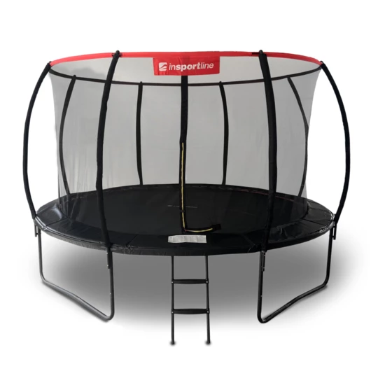 Trampolina inSPORTline Flea PRO 366 cm kompletny zestaw