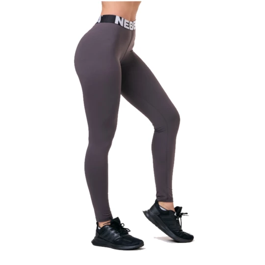 Legginsy damskie ze średnim stanem Nebbia Squat Hero Scrunch Butt 571 - Kolor Marron 5, Rozmiar XS