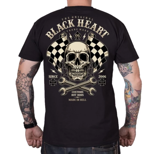 T-shirt koszulka BLACK HEART Starter - Kolor Czarny, Rozmiar L