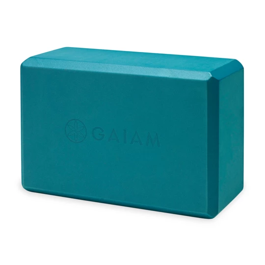 GAIAM KOSTKA DO JOGI Z PIANKI BLUE TEAL 59181