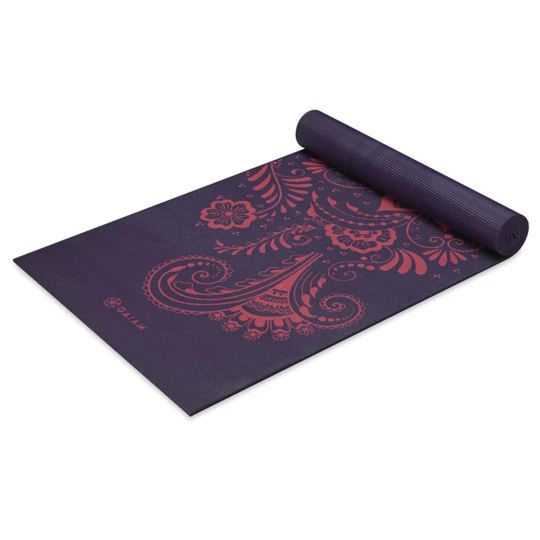 GAIAM MATA DO JOGI PREMIUM AUBERGINE SWIRL 6 MM 62892