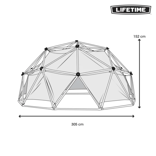 LIFETIME KOPUŁA DO WSPINACZKI GEODOME Z NAMIOTEM 90612