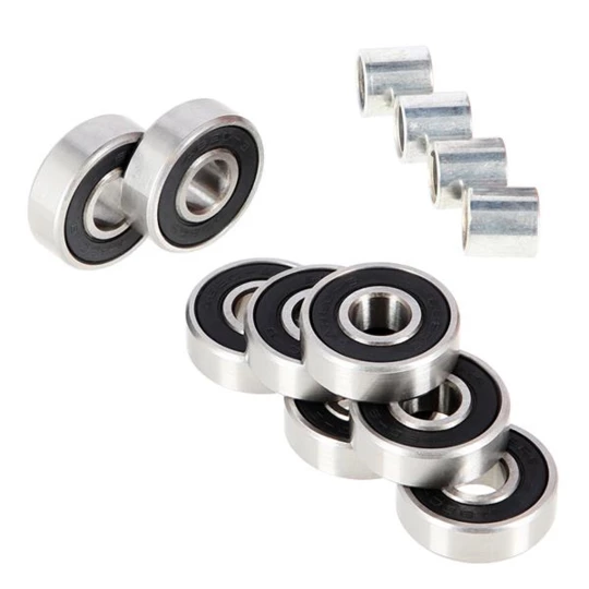 ABEC-9 RS GRAPHIT CHROME ŁOŻYSKA (8 szt) OPAK. METAL NILS EXTREME (16-2-292)