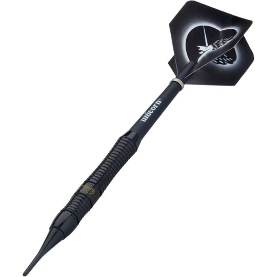 Lotki do darta Unicorn Core Plus Black S1 3 szt. - Waga (g) 16 g