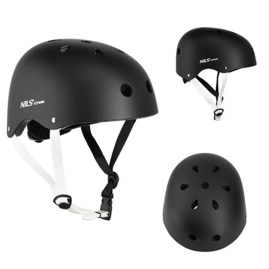 MTW001 CZARNY ROZM. S(52-56CM) KASK NILS EXTREME (16-70-306)