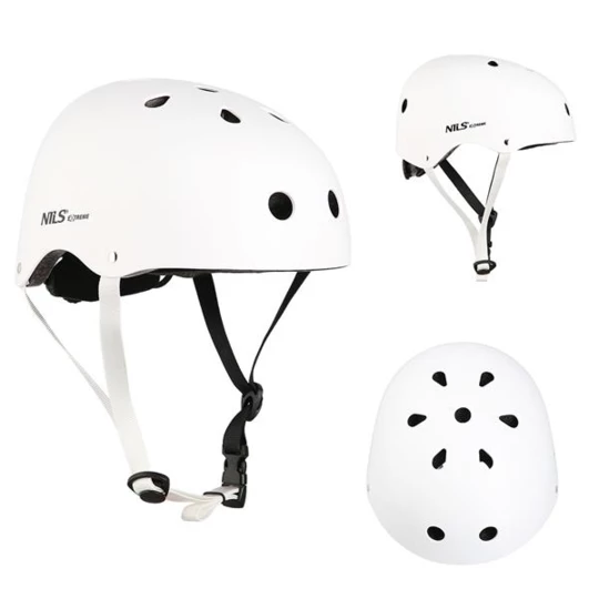 MTW001 BIAŁY ROZM. S(52-56CM) KASK NILS EXTREME (16-70-322)