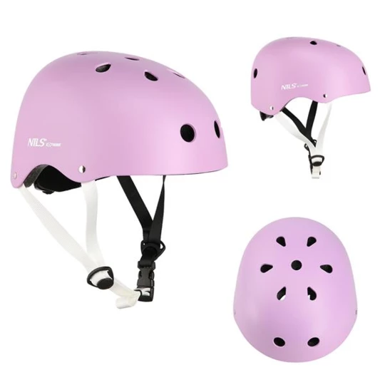 MTW001 FIOLETOWY ROZM. S(52-56CM) KASK NILS EXTREME (16-70-326)