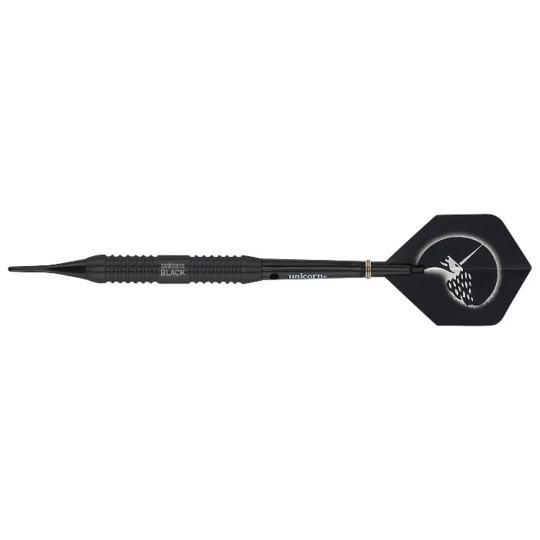 Lotki do darta Unicorn Core Plus Black Brass Soft S2 3 szt. - Waga (g) 17 g