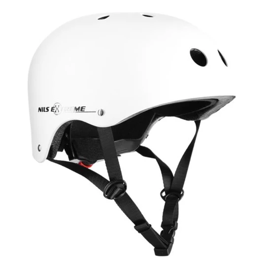 MTV12 BIAŁY MATOWY ROZM. M (50-55 cm) KASK NILS EXTREME (16-70-005)