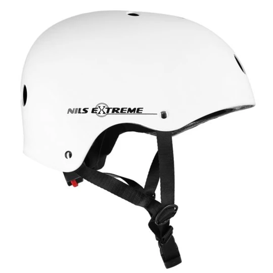 MTV12 BIAŁY MATOWY ROZM. M (50-55 cm) KASK NILS EXTREME (16-70-005)