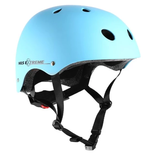 MTV12 NIEBIESKI MATOWY ROZM. S (48-53 cm) KASK NILS EXTREME (16-70-008)