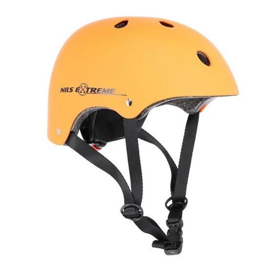 MTV12 POMARAŃCZOWY MATOWY ROZM. S (48-53 cm) KASK NILS EXTREME (16-70-016)