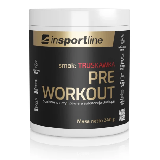 Przedtreningówka inSPORTline Pre Workout truskawka 240g