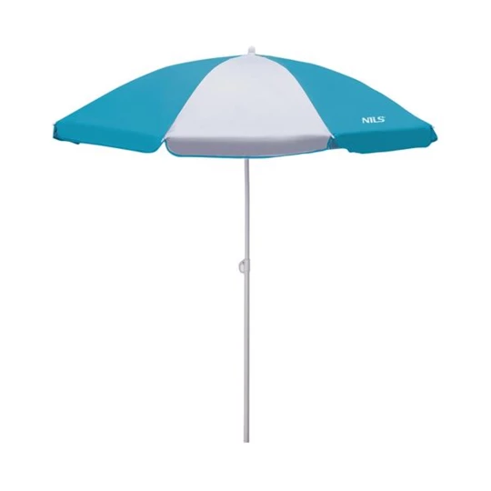 NC7813 TURKUSOWY PARASOL PLAŻOWY  180 CM NILS (15-08-003)