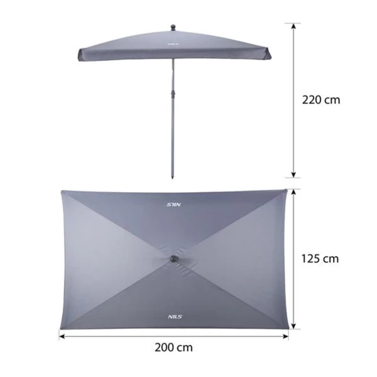 NC7826 PARASOL OGRODOWY 200 CM NILS (15-08-004)