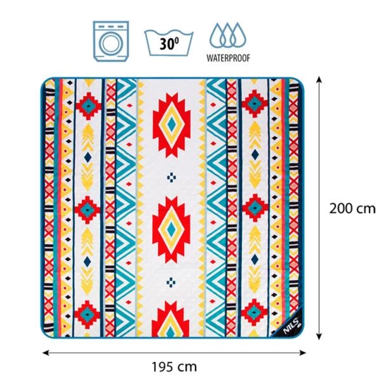 NC8022 AZTEK KOC PIKNIKOWY 195X200 CM NILS CAMP (15-05-231)