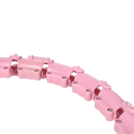 HHW02 HULA HOP LIGHT PINK Z WYPUSTKAMI I OBCIĄŻNIKIEM HMS (17-44-531)