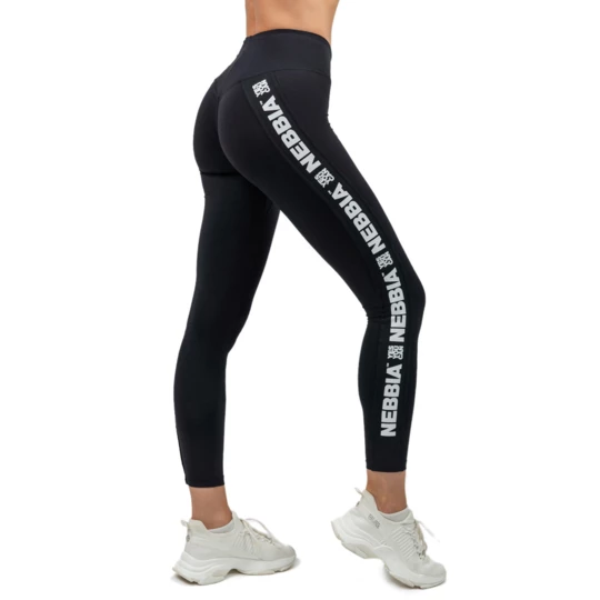 Legginsy z wysokim stanem Nebbia ICONIC 209 - Kolor Czarny, Rozmiar S