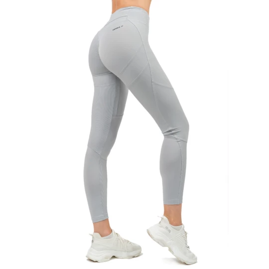 Legginsy modelujące z wysokim stanem Nebbia GLUTE PUMP 247 - Kolor Szary, Rozmiar XS