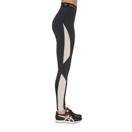 Legginsy sportowe BAS BLACK Hyper - Kolor Czarno-Beżowy, Rozmiar S