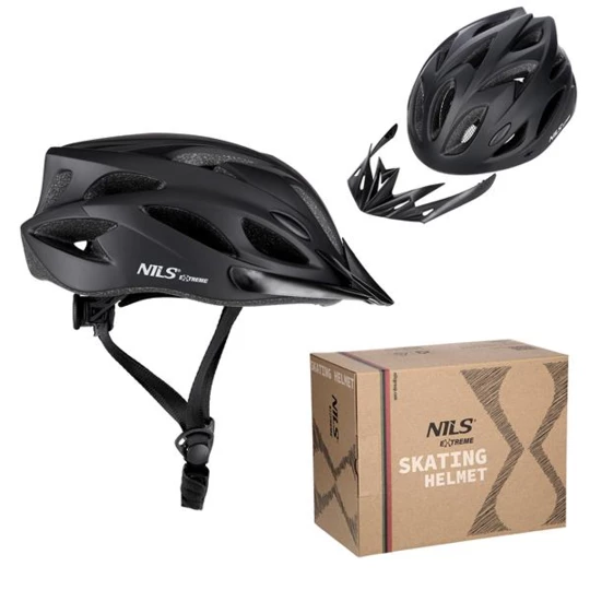 MTW291 KASK CZARNY ROZM. S (50-59CM)  NILS EXTREME (16-70-150)