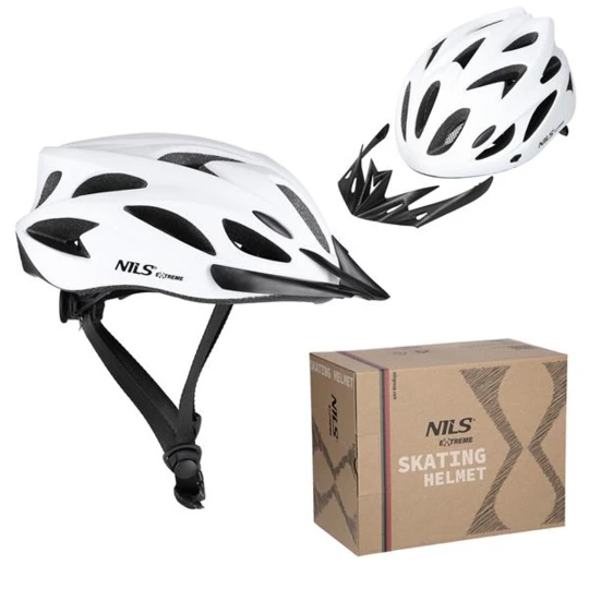 MTW291 KASK BIAŁY ROZM. S (50-59CM) NILS EXTREME (16-70-153)