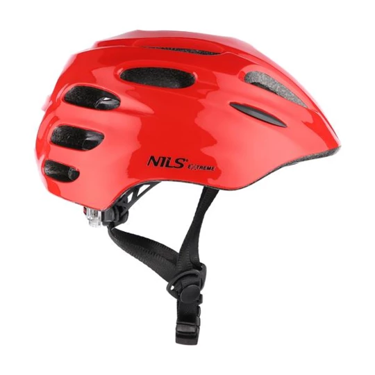 MTW01 LED KASK CZERWONY ROZM. XS (43-49 cm) NILS EXTREME (16-70-084)