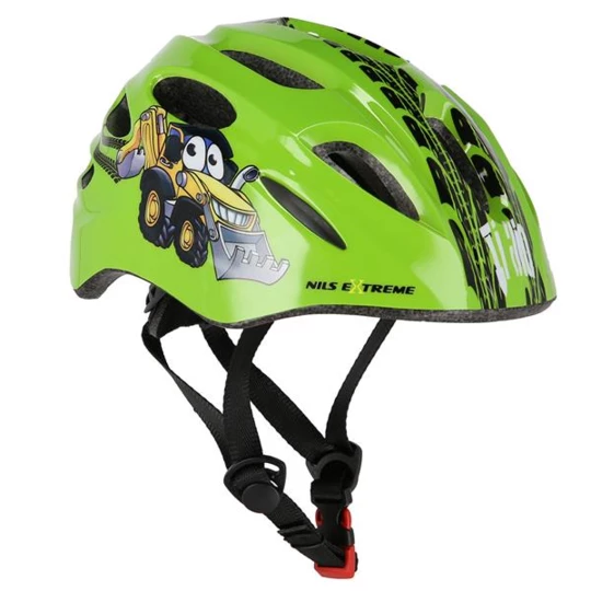 MTW01 LED KASK ZIELONY ROZM. XXS (42-48 cm) NILS EXTREME (16-70-086)