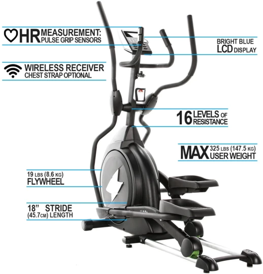 Orbitrek eliptyczny Xterra FS3.9