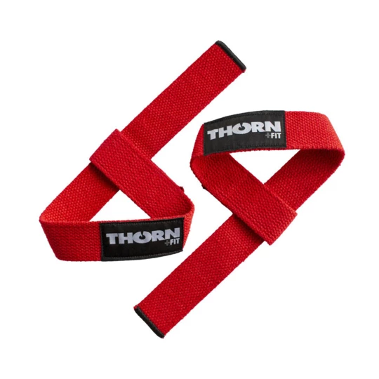 Paski do podnoszenia ciężarów THORN FIT Lifting straps cotton red