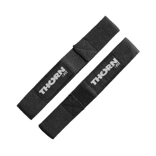 Paski do podnoszenia ciężarów THORN FIT Lifting straps cotton black