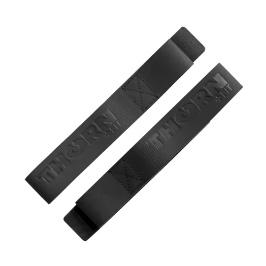 Paski do podnoszenia ciężarów THORN FIT Lifting straps Leather PREMIUM black