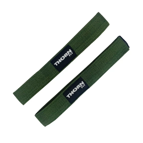 Paski do podnoszenia ciężarów THORN FIT Lifting straps cotton army green