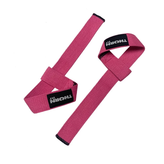 Paski do podnoszenia ciężarów THORN FIT Lifting straps cotton pink