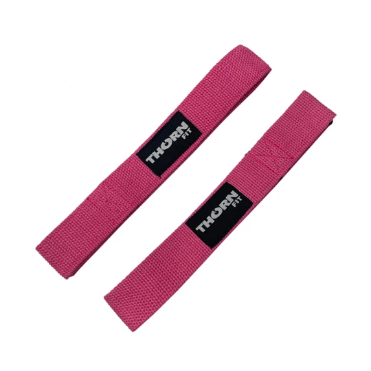 Paski do podnoszenia ciężarów THORN FIT Lifting straps cotton pink