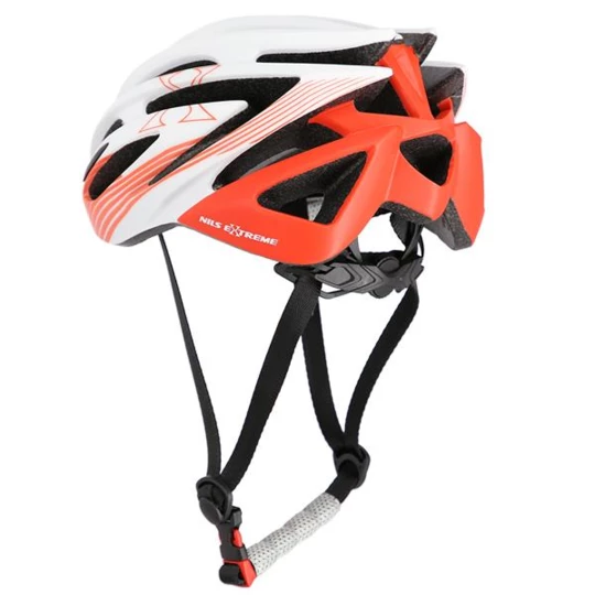 MTW24 BIAŁO-CZERWONY ROZM. M  (53-58 cm) KASK NILS EXTREME (16-70-051)