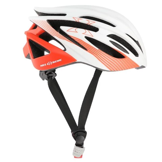 MTW24 BIAŁO-CZERWONY ROZM. M  (53-58 cm) KASK NILS EXTREME (16-70-051)