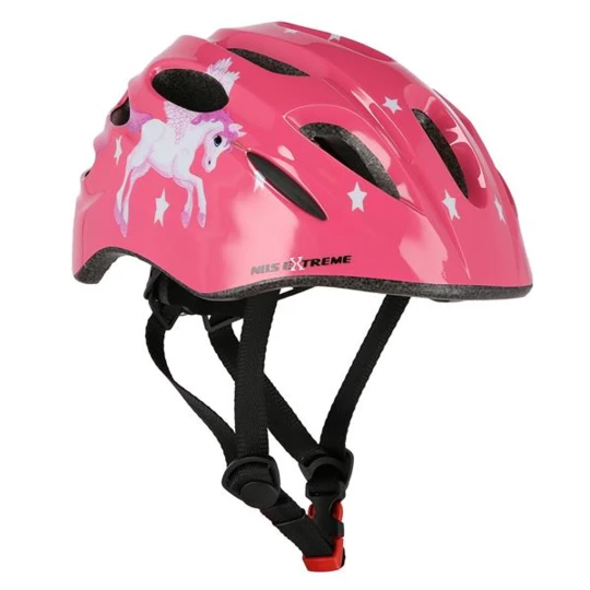 MTW01 LED RÓŻOWY ROZM. XS (43-51 cm) KASK NILS EXTREME (16-70-079)