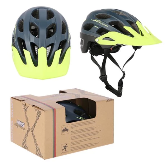 MTW208 GRANATOWO-ZIELONY ROZM. L (55-61CM) KASK NILS EXTREME (16-70-101)