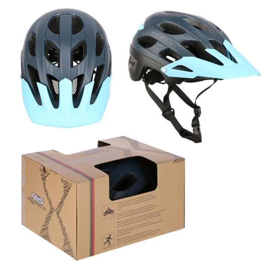 MTW208 GRANATOWO-NIEBIESKI ROZM. M (53-58CM) KASK NILS EXTREME (16-70-102)