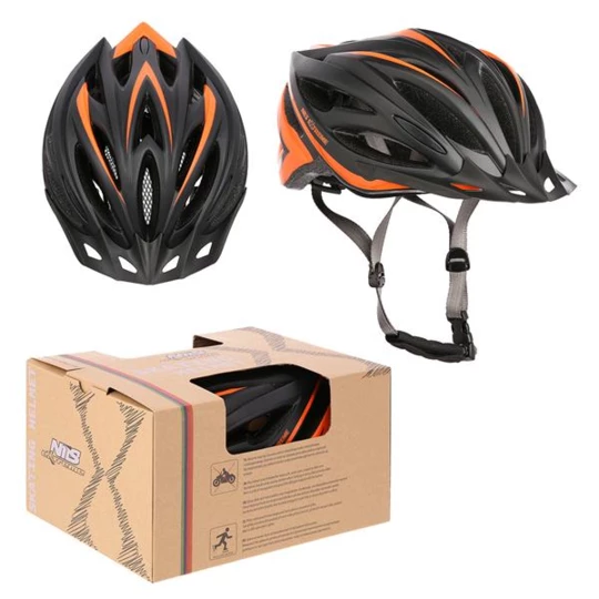 MTW202 CZARNO-POMARAŃCZOWY ROZM. M (53-58CM) KASK NILS EXTREME (16-70-107)