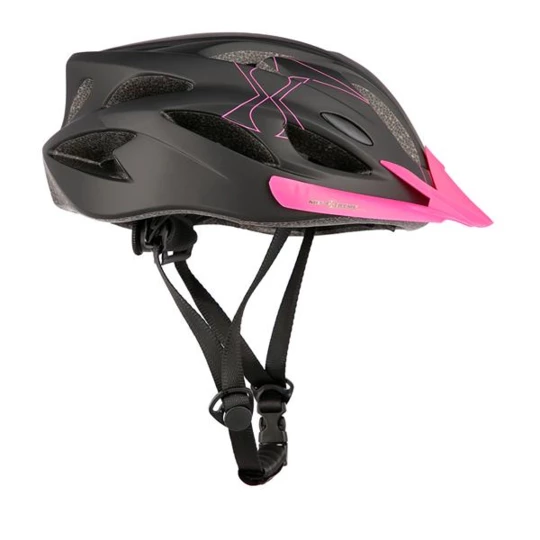 MTW291 CZARNO-RÓŻOWY ROZM. M (51-60CM) KASK NILS EXTREME (16-70-119)