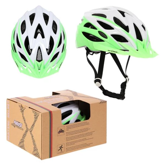 MTW210 SZARO-ZIELONY ROZM. S (50-58CM) KASK NILS EXTREME (16-70-133)