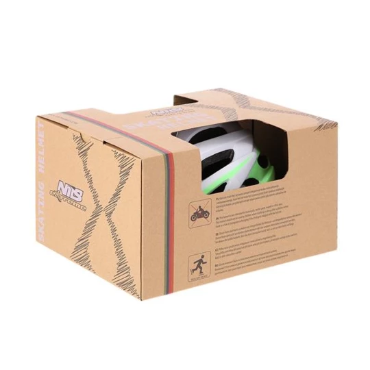 MTW210 SZARO-ZIELONY ROZM. S (50-58CM) KASK NILS EXTREME (16-70-133)