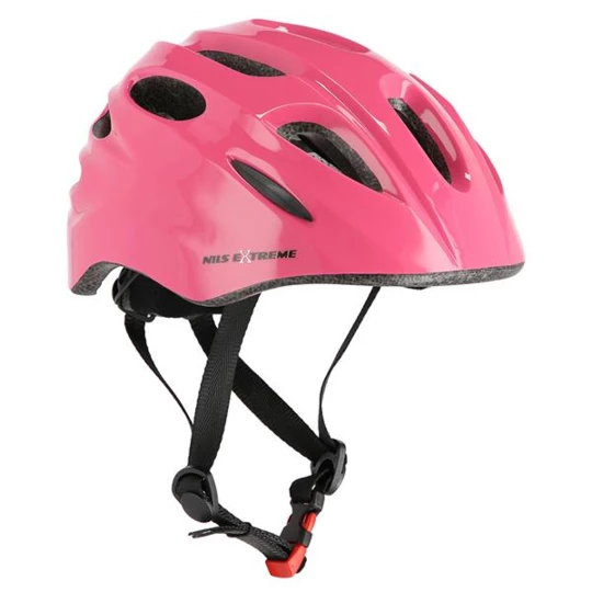 MTW01+H210 RÓŻOWY ROZM. XS KASK Z OCHRANIACZAMI ZESTAW NILS EXTREME (16-70-303)