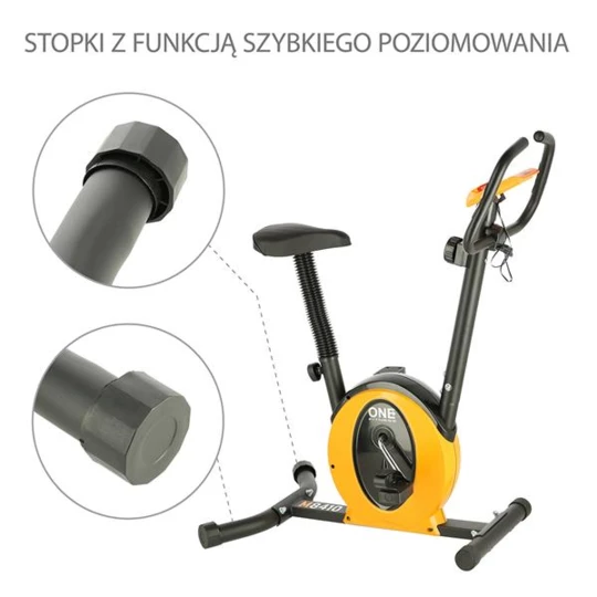 M8410 BLACK-ORANGE ROWER MAGNETYCZNY ONE FITNESS (17-01-045)