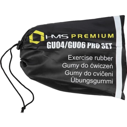 GU04 GU06 PRO SET ZESTAW GUM DO ĆWICZEŃ HMS PREMIUM (17-33-121)