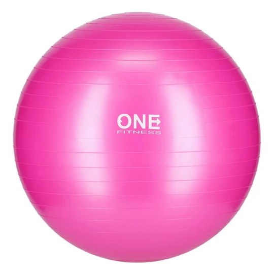 GB10 55CM PINK GYM BALL 10 PIŁKA GIMNASTYCZNA ONE FITNESS (17-42-151)