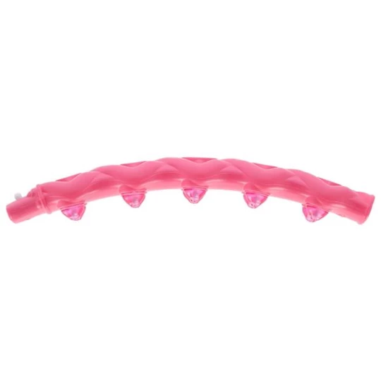 HHP024 PINK-BLACK HULA HOP 1,6KG 110CM HMS (17-44-512)