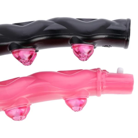 HHP024 PINK-BLACK HULA HOP 1,6KG 110CM HMS (17-44-512)